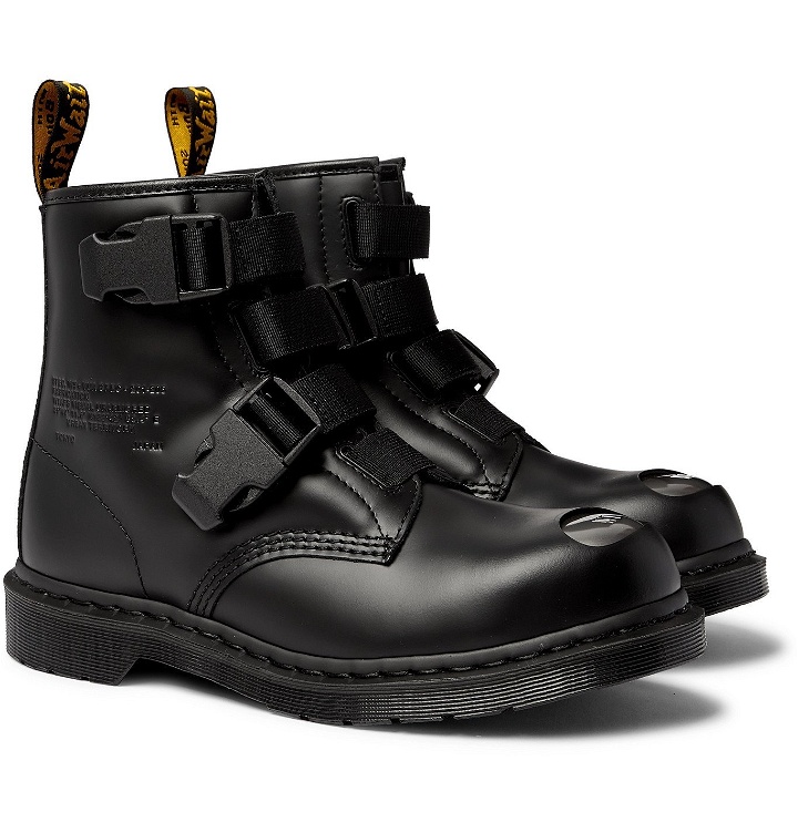 Photo: Dr. Martens - WTAPS 1460 Leather Boots - Black