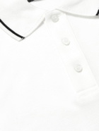 AMIRI - Logo-Embroidered Cotton-Piqué Polo Shirt - White