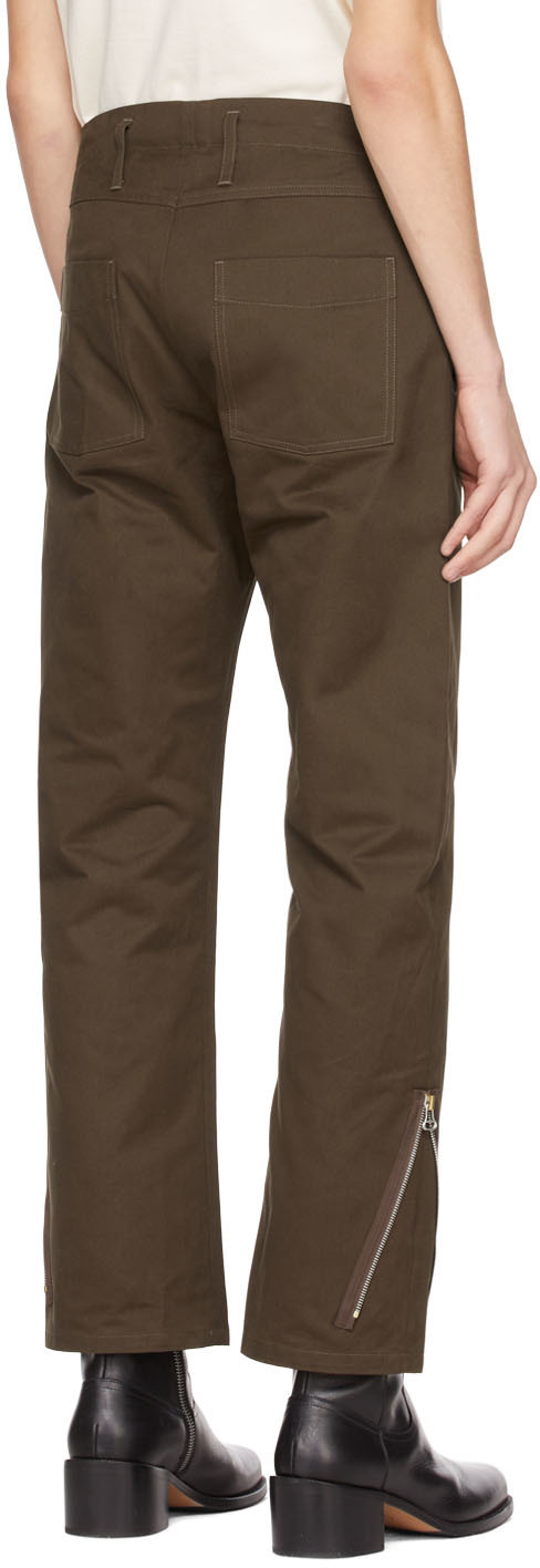 3MAN Khaki Cotton Trousers