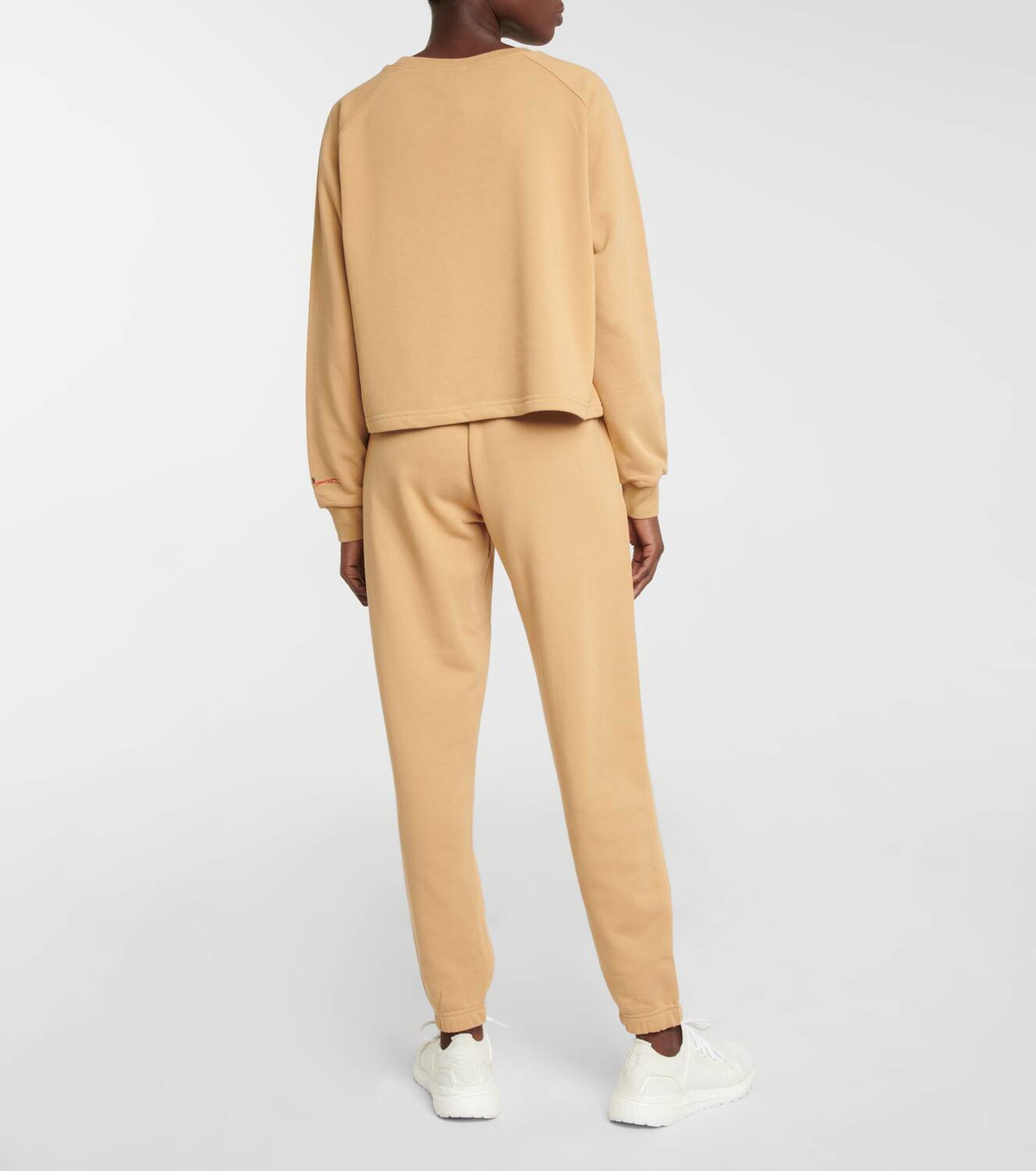 Adam Selman Sport Boxy cotton-blend sweatshirt
