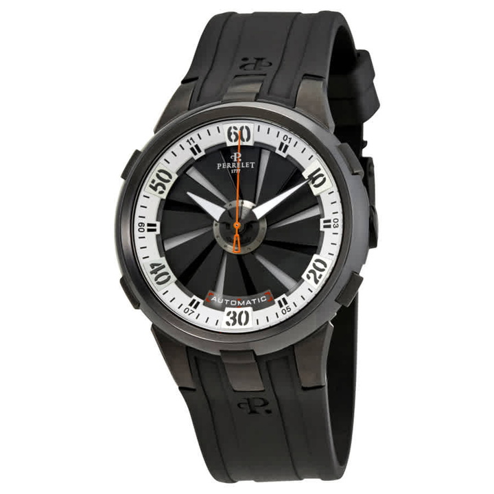 Photo: Perrelet Turbine XL Automatic Black Turbine Dial Mens Watch A1051-4