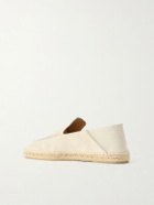 TOM FORD - Collapsible-Heel Suede Espadrilles - Neutrals
