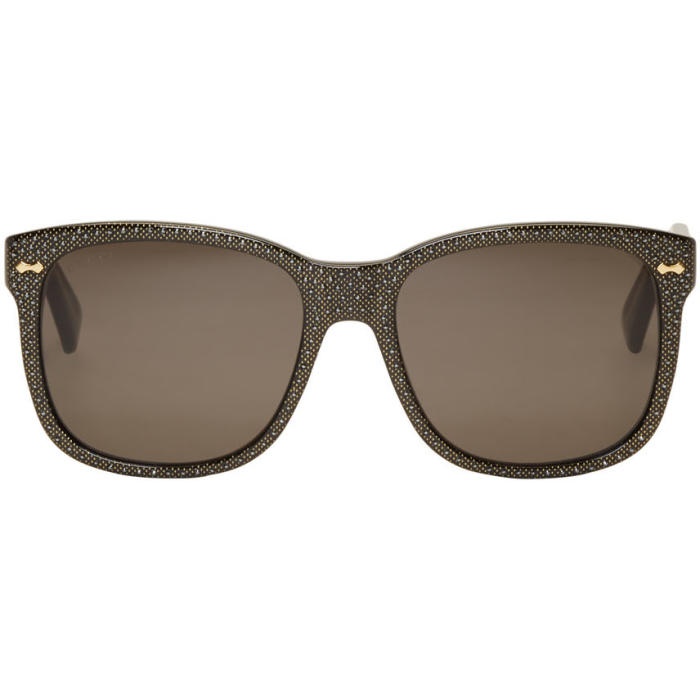 Photo: Gucci Black Gem Set Sunglasses