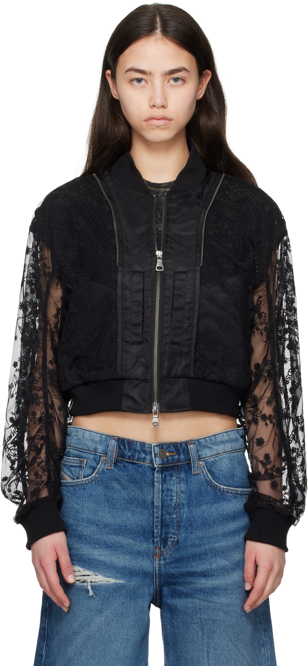 Andersson Bell Khaki Vitalina Bomber Jacket Andersson Bell