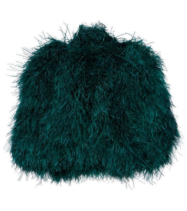 Photo: Dolce&Gabbana Feather-trimmed cape
