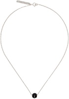 Dries Van Noten Silver & Black Curb Chain Necklace