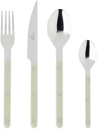 Sabre Green Bistrot Brilliant Flatware Set, 24 pcs