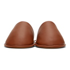 Loewe Brown Logo Slippers