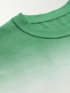 Sacai - Dip-Dyed Cotton-Jersey T-Shirt - Green