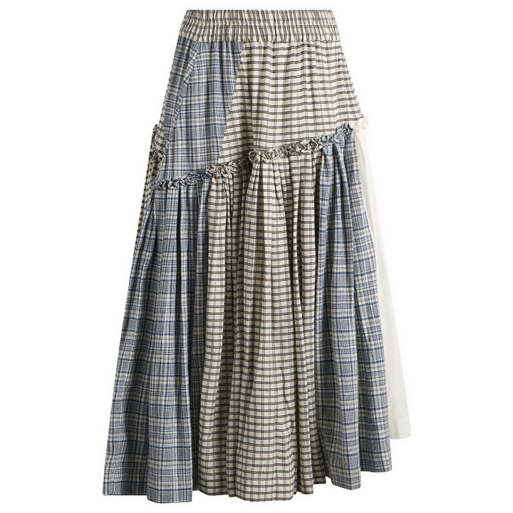 Photo: Story mfg. Women's Precious Patchwork Pine Skirt - Presented by END. in Multi