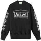 Aries Men's Column Crew Sweat in Black