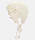 Anna Kosturova Crochet cotton scarf