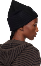rag & bone Black Blake Wool Beanie