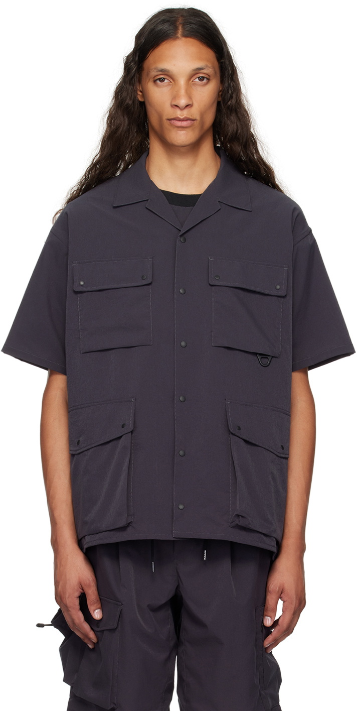 NANGA Black Dot Air Shirt Nanga