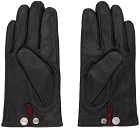 Hugo Black Lambskin Gloves