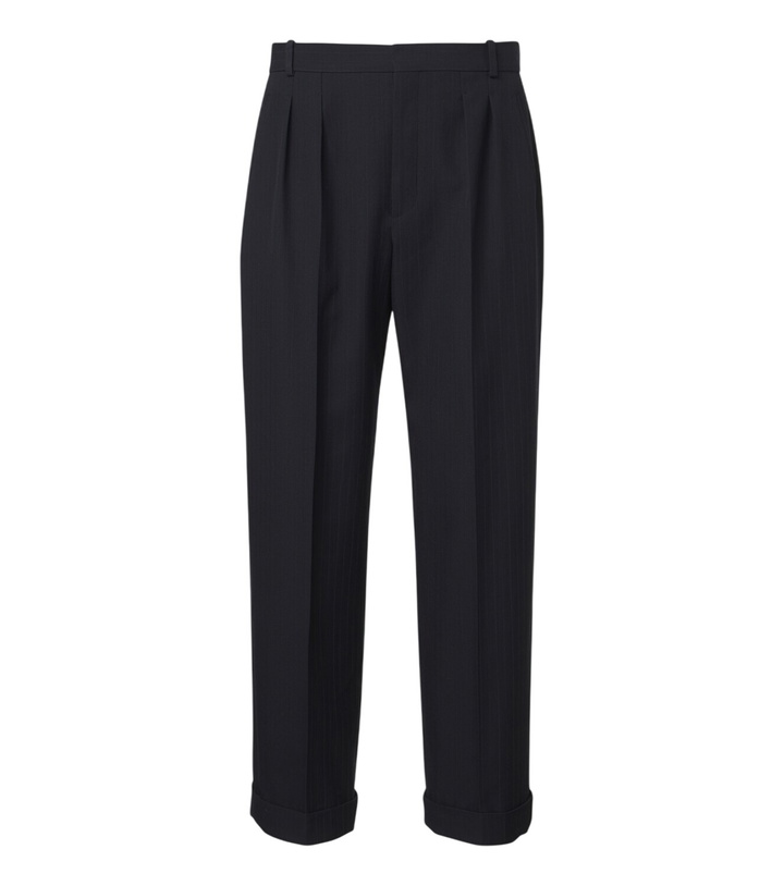 Photo: The Row Tavel pleated wool and cashmere straight pants