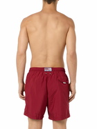 MC2 Saint Barth Man Lightweight Fabric Burgundy Swim Shorts Lighting Pantone | Pantone® Special Edition