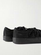 Palm Angels - Snow Puffed Padded Shell Platform Sneakers - Black