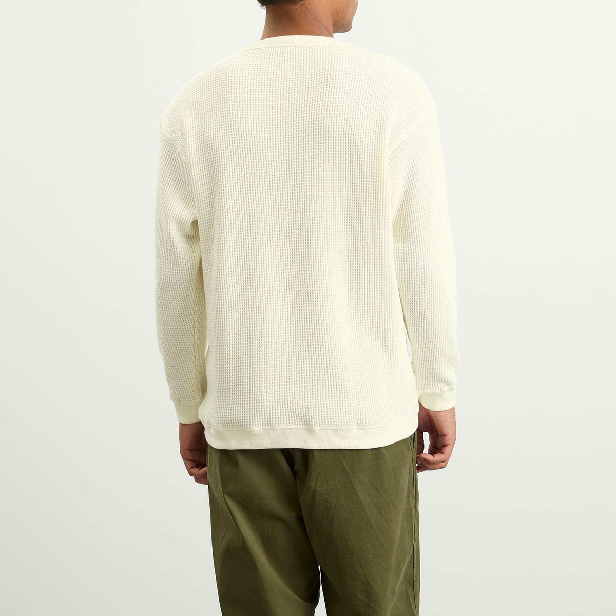 Manastash Men's Heavy Snug Thermal Long Sleeve T-Shirt in White