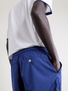 Brunello Cucinelli - Straight-Leg Shell Tennis Shorts - Blue