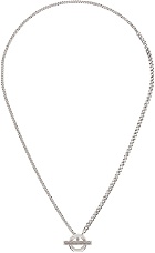 Bottega Veneta Silver Curb Chain Necklace