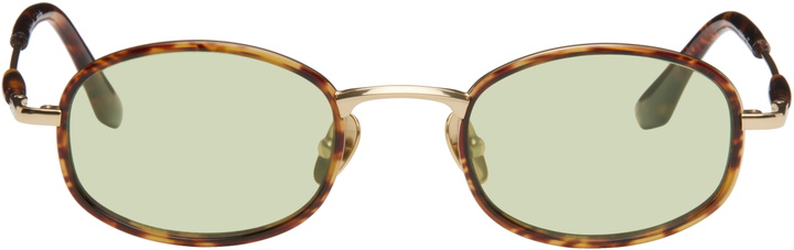 Photo: BONNIE CLYDE Brown & Gold Bicycle Sunglasses