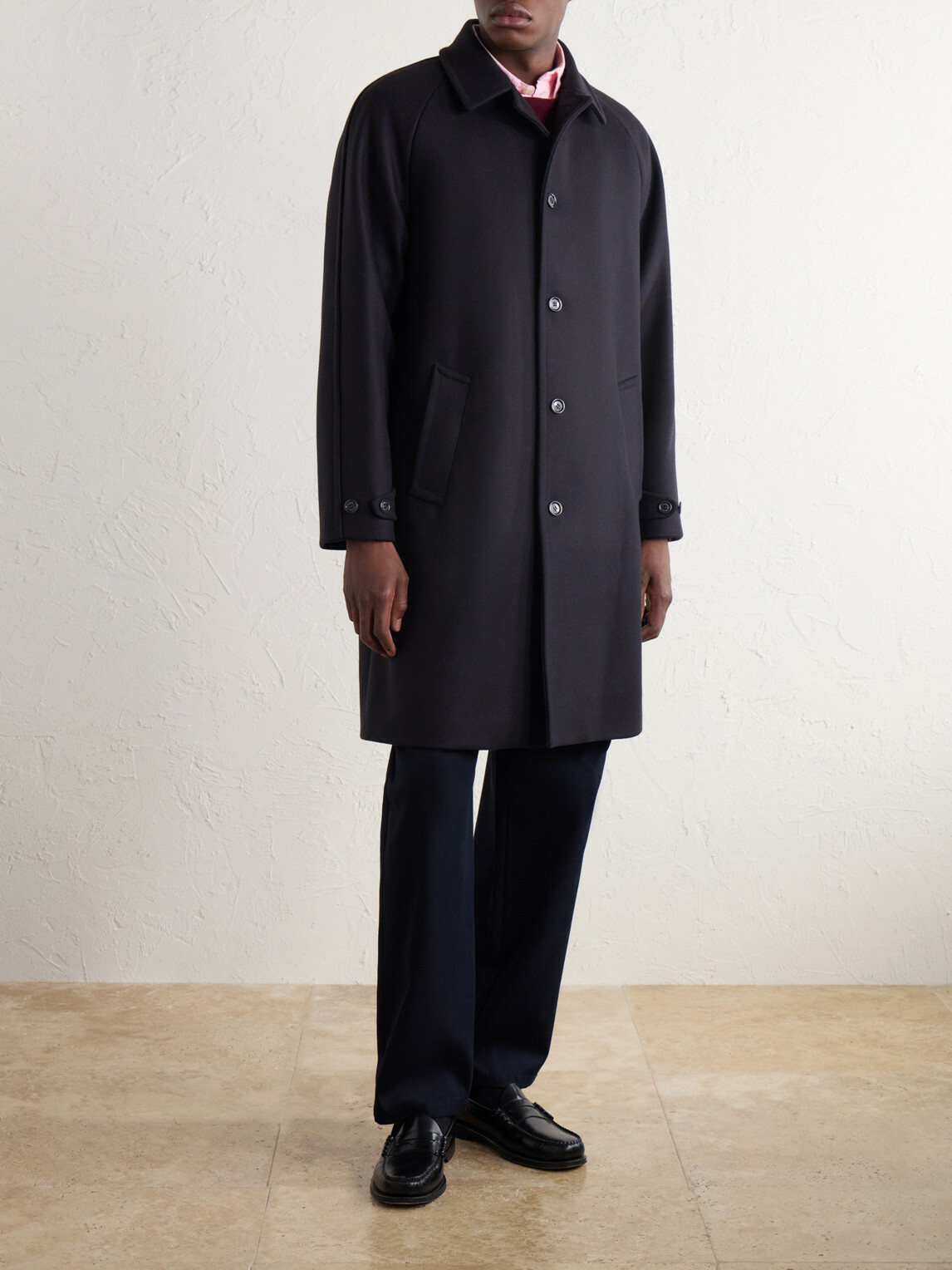 Valstar - Vittorio Wool-Blend Felt Coat - Blue