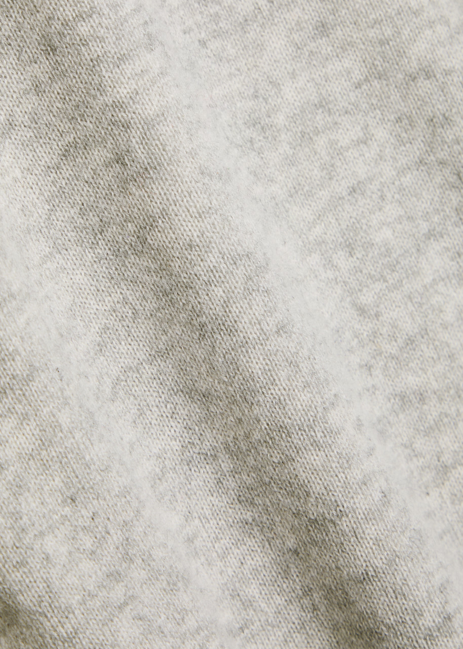 Reformation Lian Melange Cashmere Jumper Grey