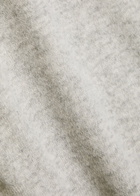 Reformation Lian Melange Cashmere Jumper Grey