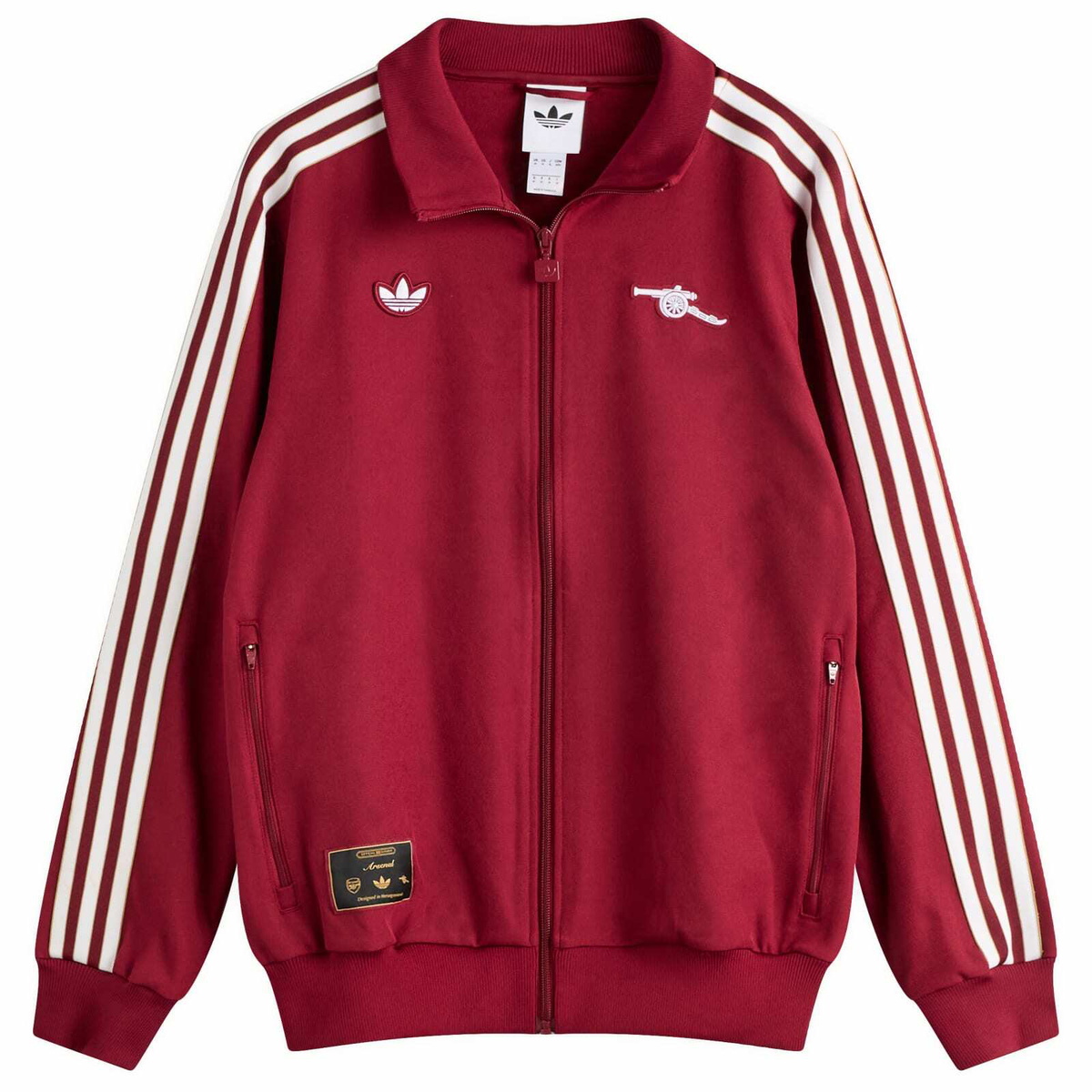 Adidas Men's Arsenal FC Icon Track Top in Team Coll Burgundy
