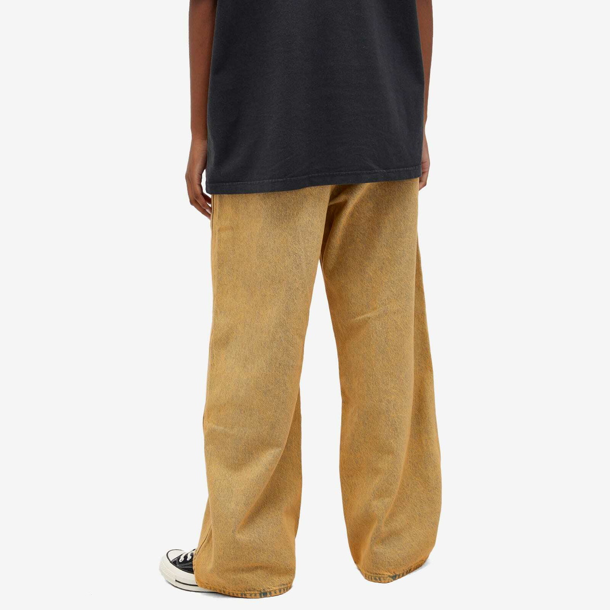 A Bathing Ape Women's Overdye Work Pants in Orange