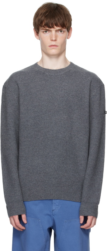 Photo: A.P.C. Gray Thomas Sweater