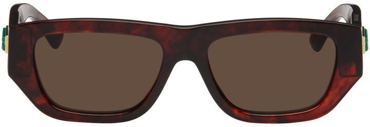 Photo: Bottega Veneta Tortoiseshell Bolt Sunglasses