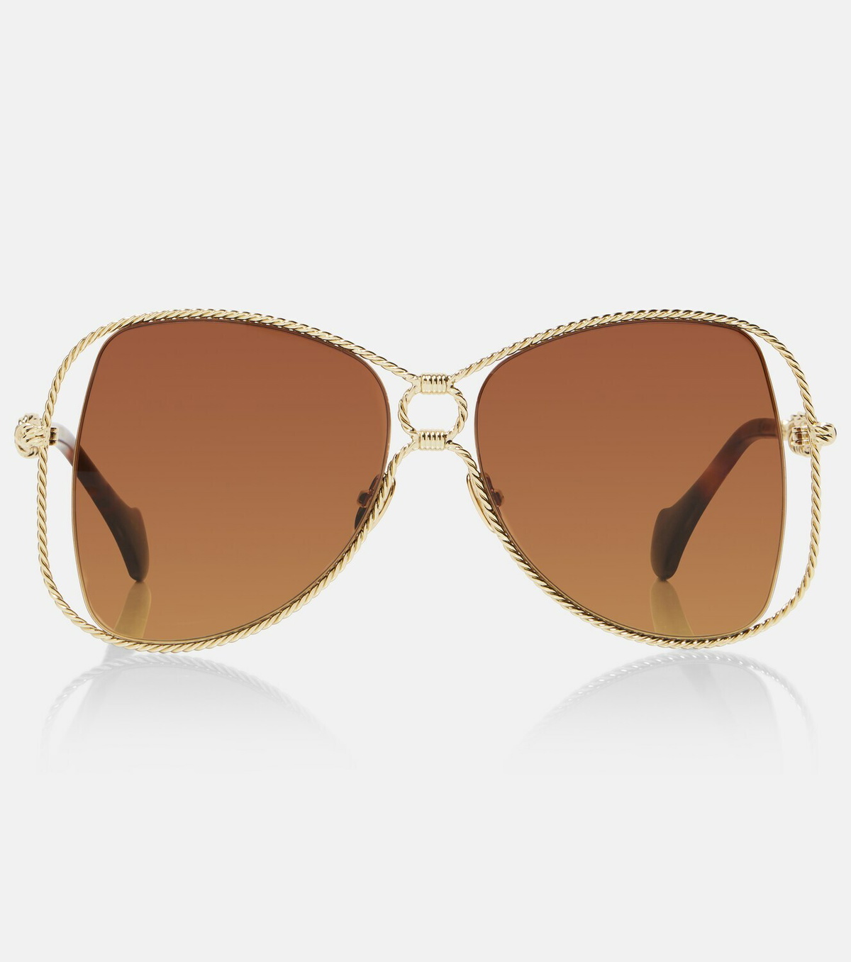 Aquazzura Malibu oversized sunglasses