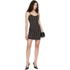 Marine Serre Black Moon Printed Jersey Straps Minidress