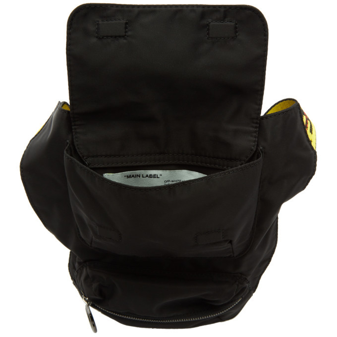 Off Shoulder Backpack Off-White Black Bodybag Shoulder Bag Off-White