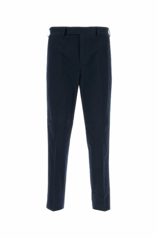 Photo: PT Torino Navy Blue Stretch Cotton Pant