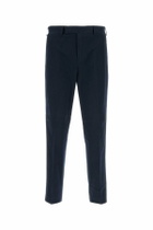 PT Torino Navy Blue Stretch Cotton Pant