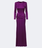 Alex Perry Satin crêpe gown