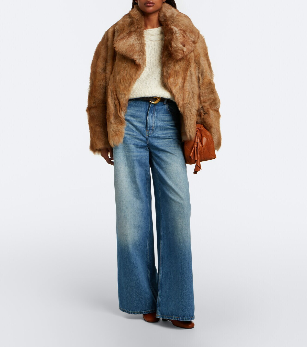 Zimmermann Valiant belted shearling jacket