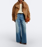 Zimmermann Valiant belted shearling jacket