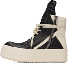 Rick Owens Black Porterville Mega Bumper Geobasket Sneakers