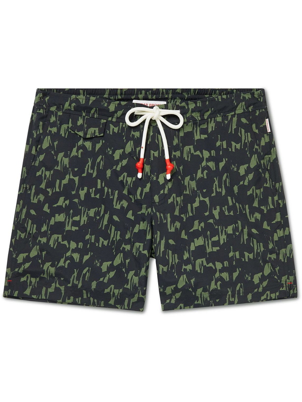 Photo: Orlebar Brown - Standard Mid-Length Printed Swim Shorts - Green