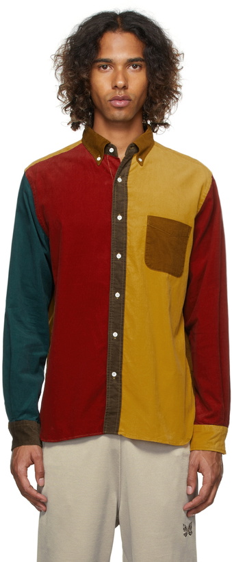 Photo: BEAMS PLUS Paneled Corduroy Button-Down Shirt