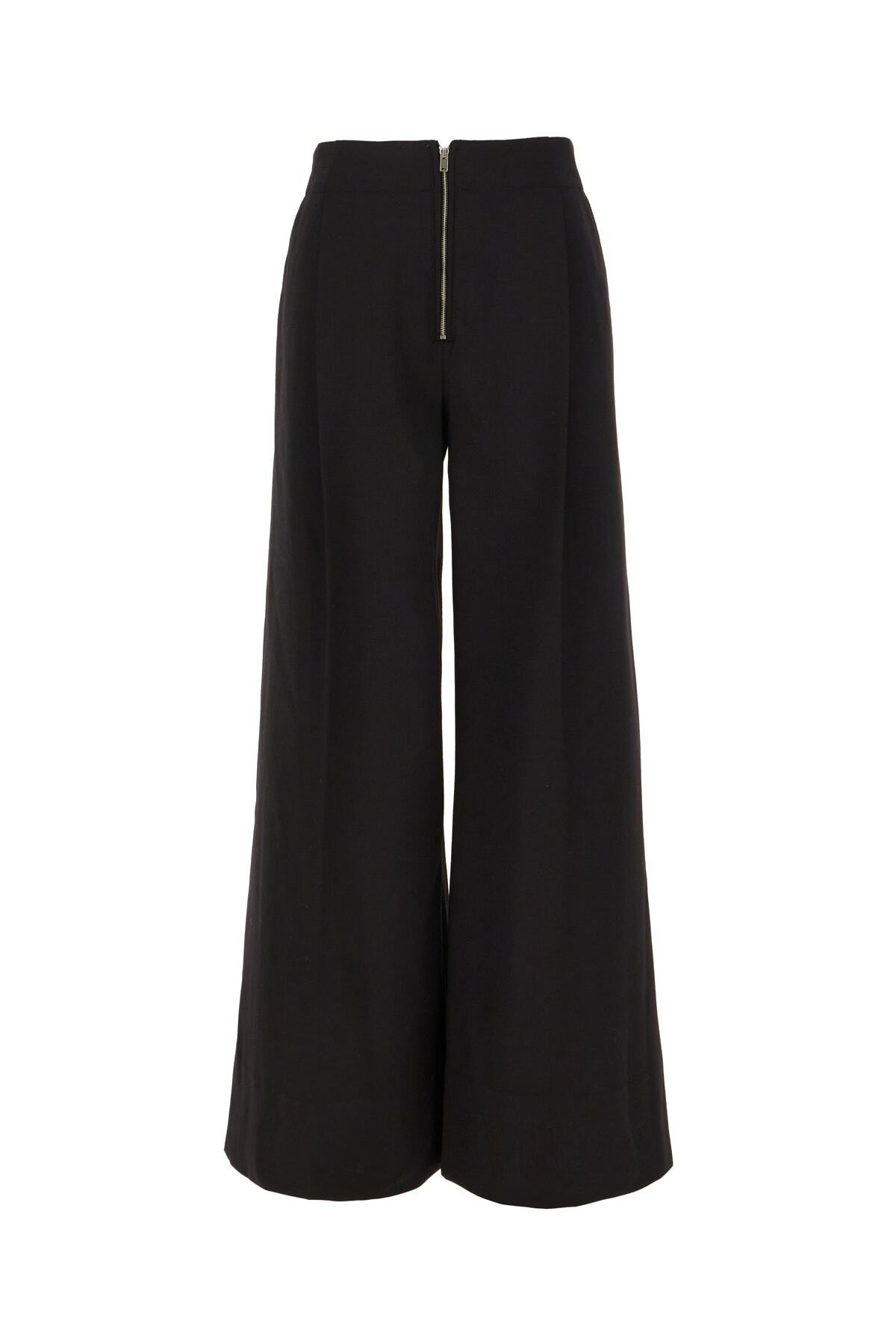 【PROENZA SCHOULER】paneled wool-blend straight-leg パンツ PROENZA SCHOULER Cropped paneled wool-blend straight-leg