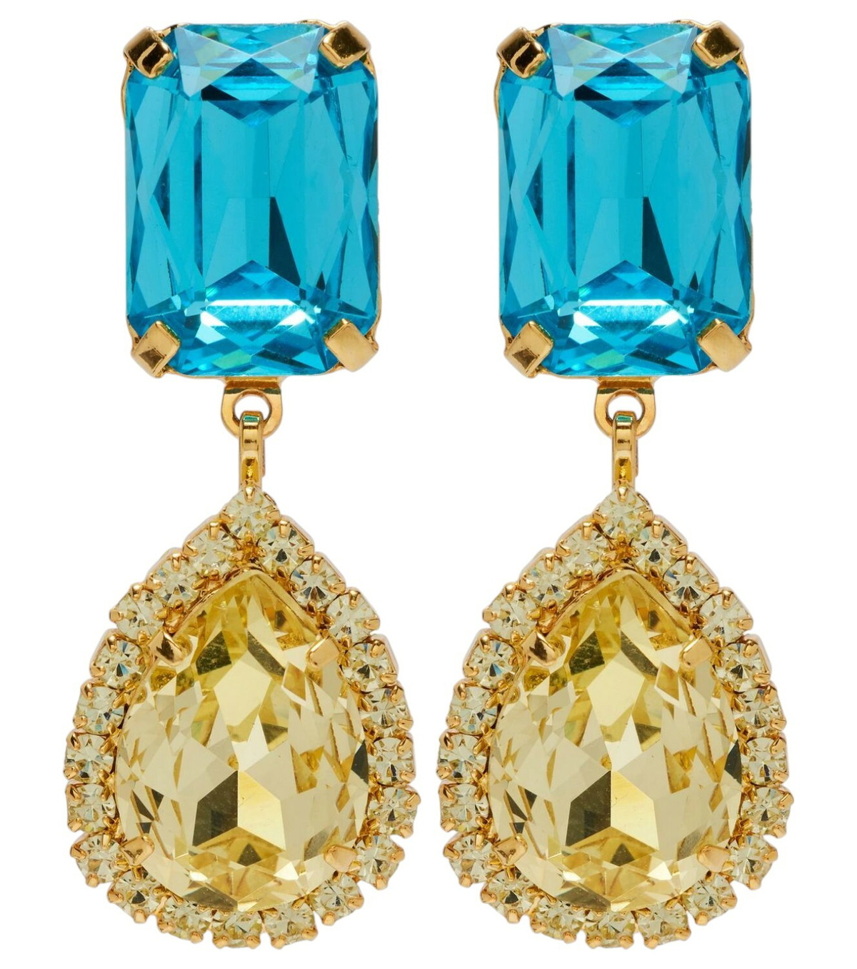 【Magda Butrym】クリスタル-embellishedイヤリング Magda Butrym Floral crystal-embellished clip-on earrings