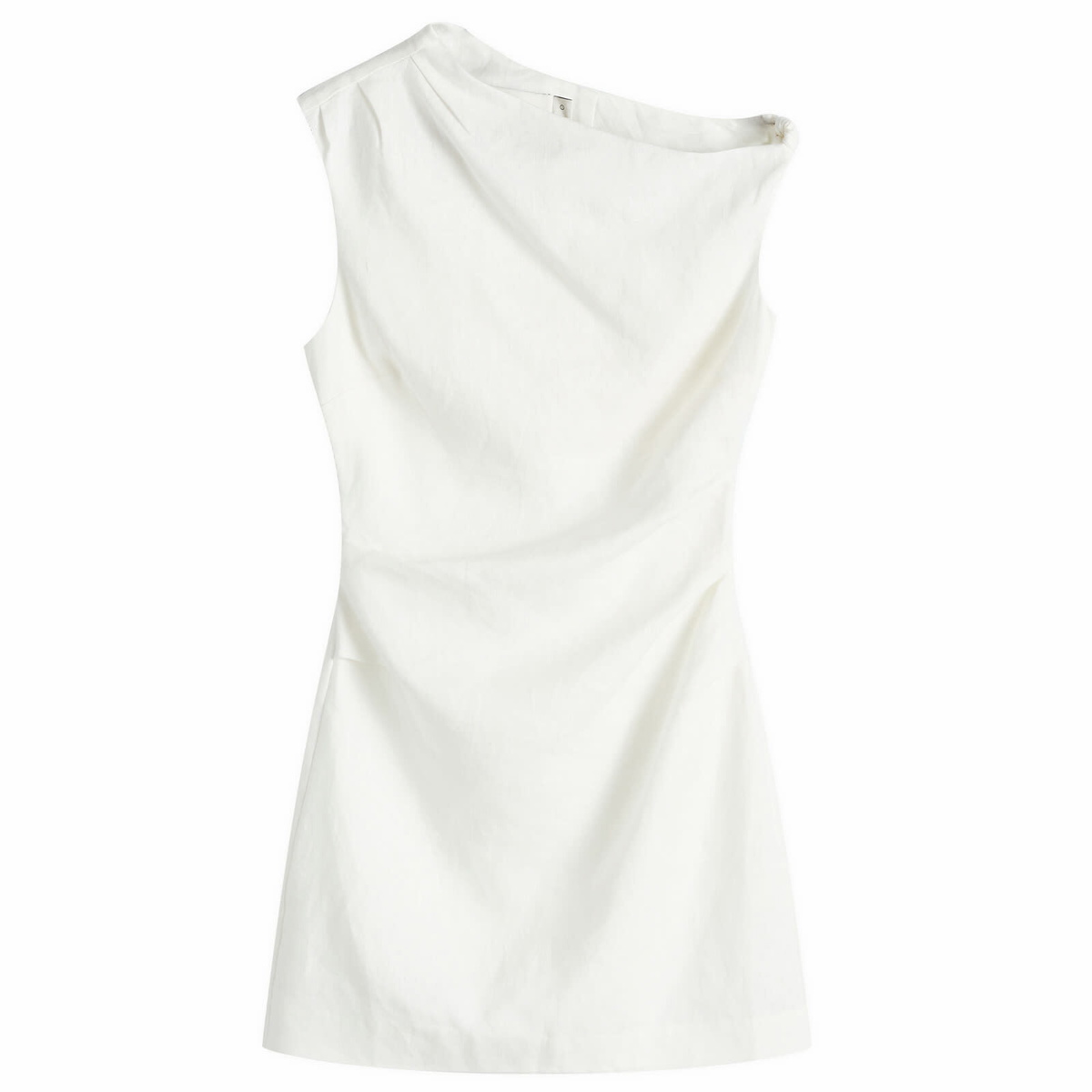 SIR. Women's Tamara Knit Linen Mini Dress in Ivory SIR.
