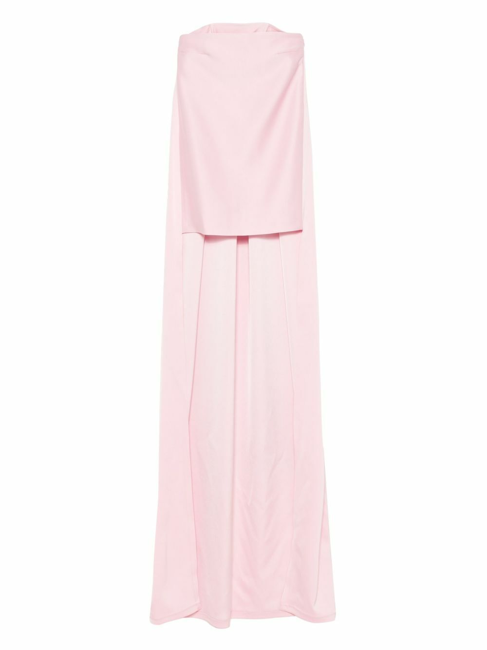 MÔNOT Kristen Plunging Back Satin Mini Dress Monot