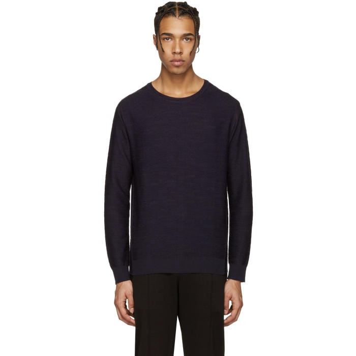 Photo: Wooyoungmi Navy Wool Pullover