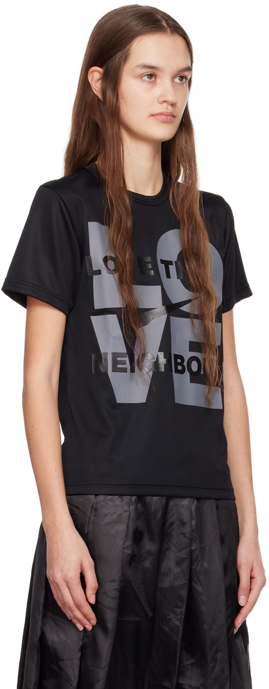 Black Comme des Garçons Black Nike Edition Love Thy Neighbour T-Shirt